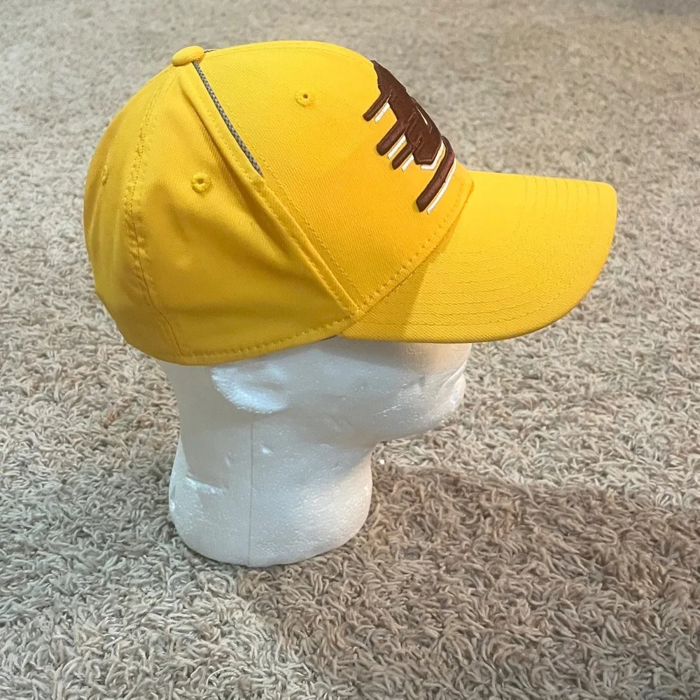 Central Michigan Chippewas Adidas‎ Hat Cap Fitted Baseball S/M Yellow